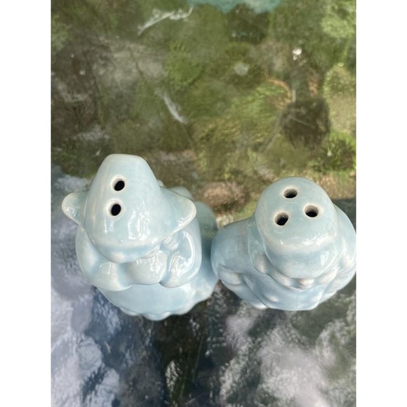 Powder Blue Dutch Boy Girl Salt Pepper Shakers, Fisherman's Wharf San Francisco - Picture 2 of 6